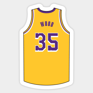 Christian Wood Jersey Gold Qiangy Sticker